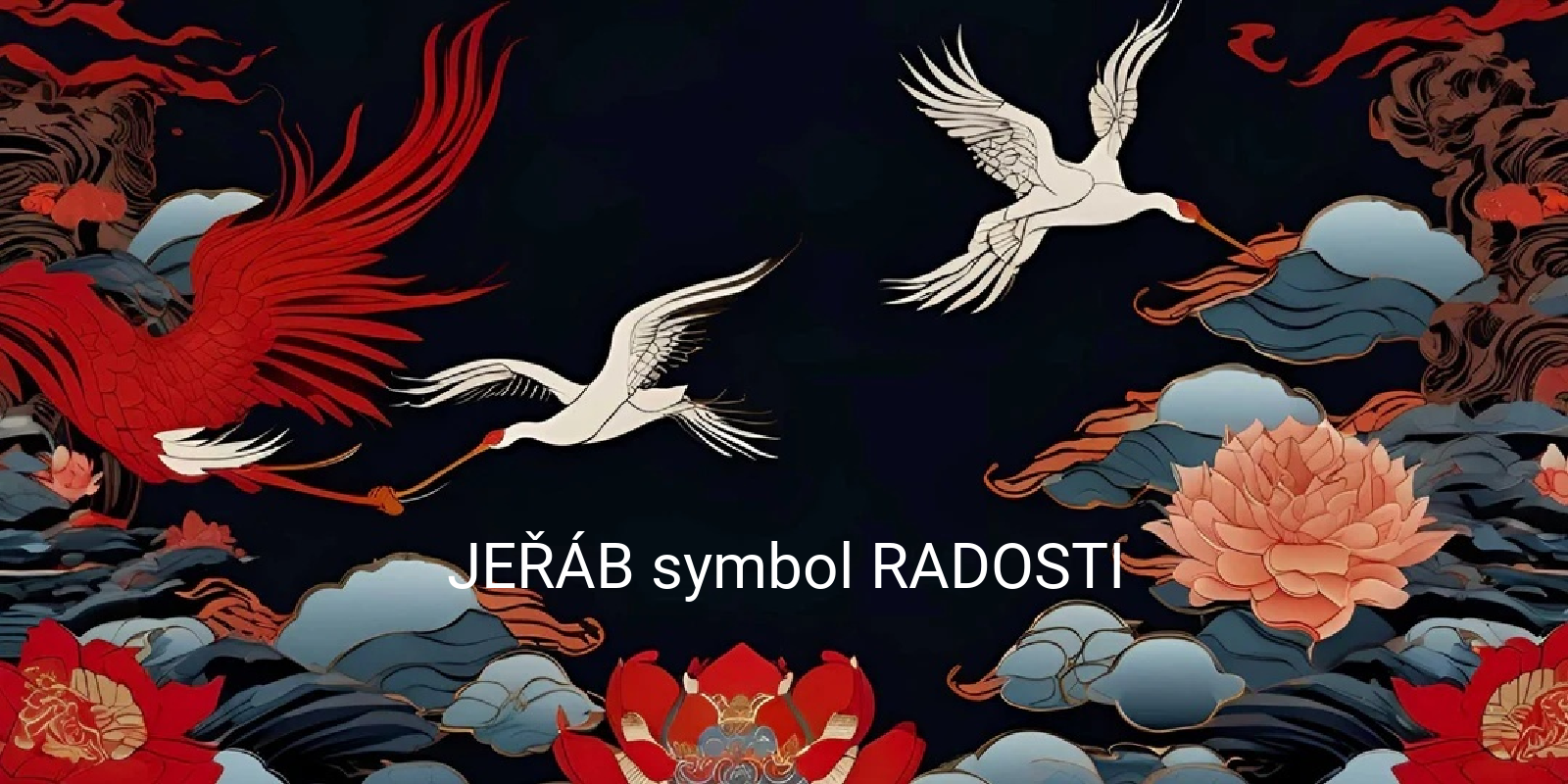 Rudy Profumi Jeřáb symbol radosti